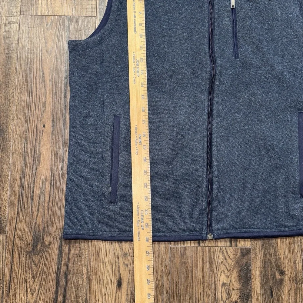 Patagonia Men's Better Sweater Vest Navy Blue Nena Full Zip Fleece Size Large